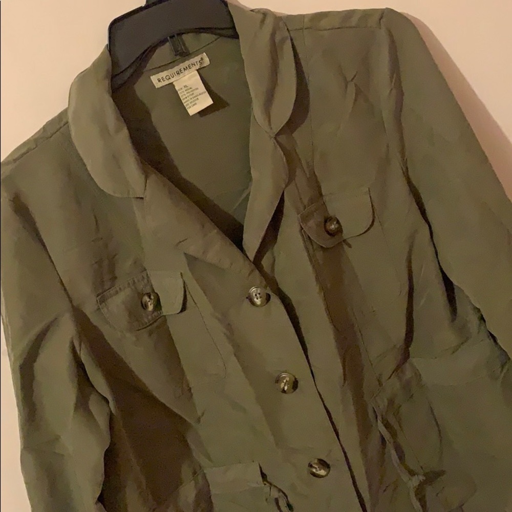 Army green jacket